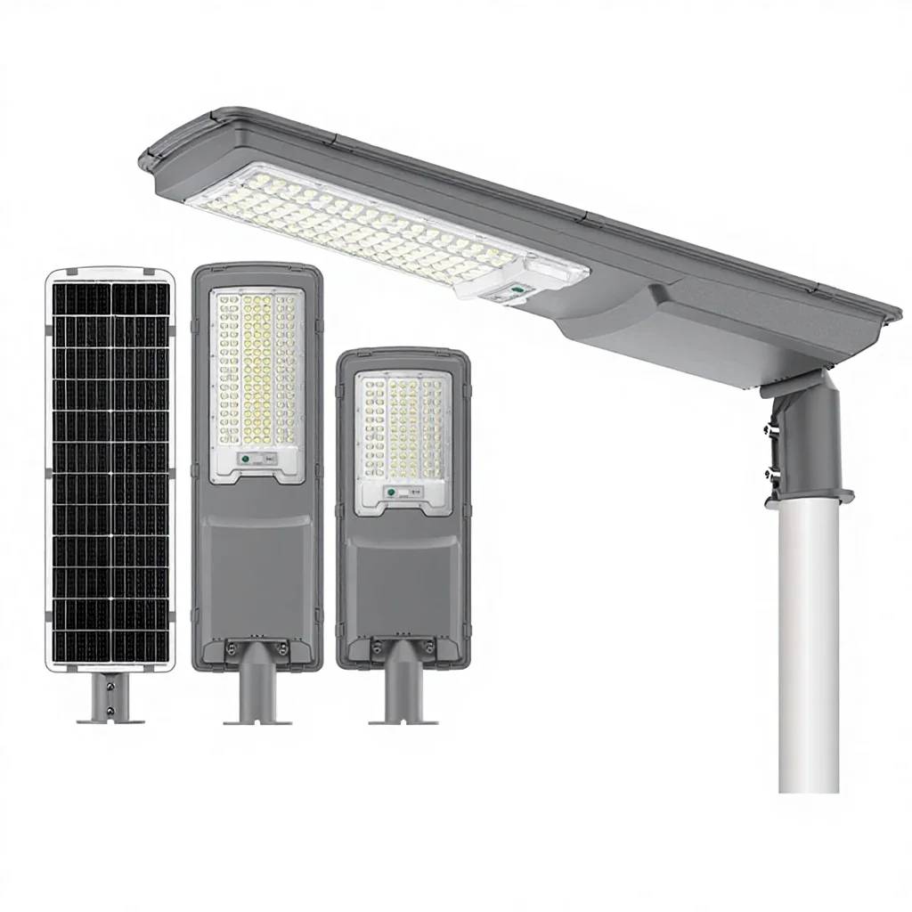 LED IP65 Solar Lighting Lamp Outdoor High-Brightness Waterproof Radar-Sensing All-in-One Solar Street Light
